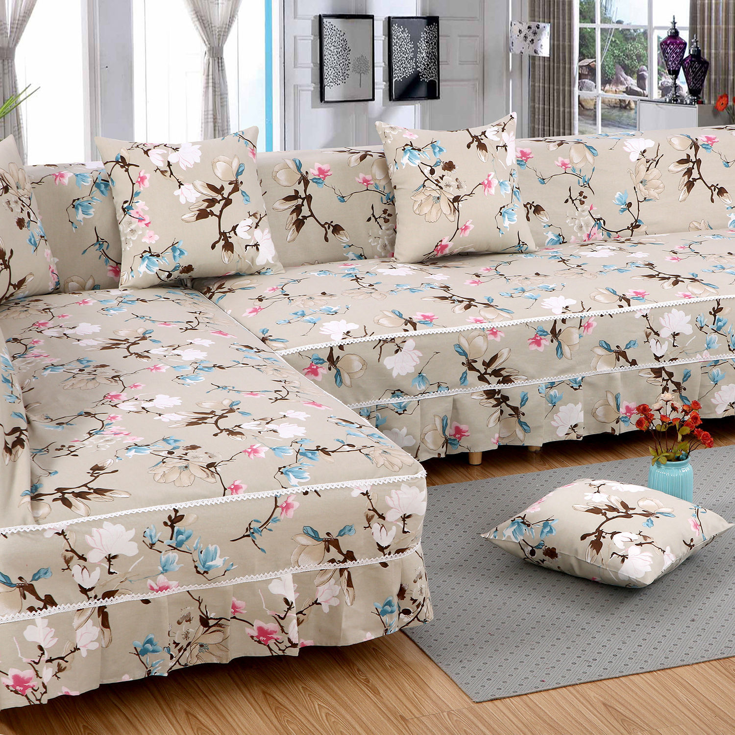 Sofa cover, full cover, full package, thickened universal cover, four seasons universal, simple, net red, imperial concubine, full cover, sofa towel, customized