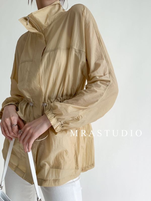 [MRA] light waist closed net color sunscreen shirt t5065# zxl
