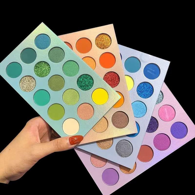 New 60 color four layer stereo eye shadow disc explosion stage makeup chameleon light eye shadow net red same cos