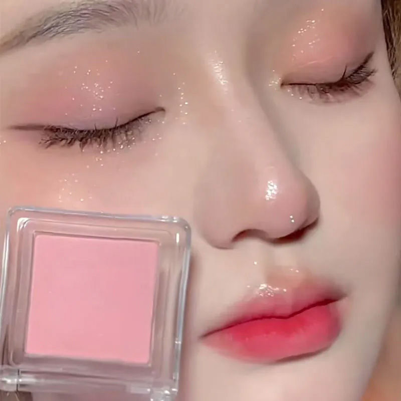 Monochrome powder Blusher slim matte novice popular durable natural nude makeup sun red waterproof sweat proof high gloss integrated plate woman