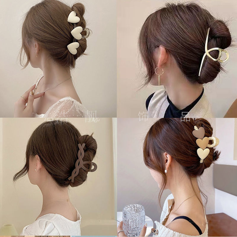Hair clip headdress hair clip net red 2022 new back of head grab clip large hair grab shark clip female hairpin