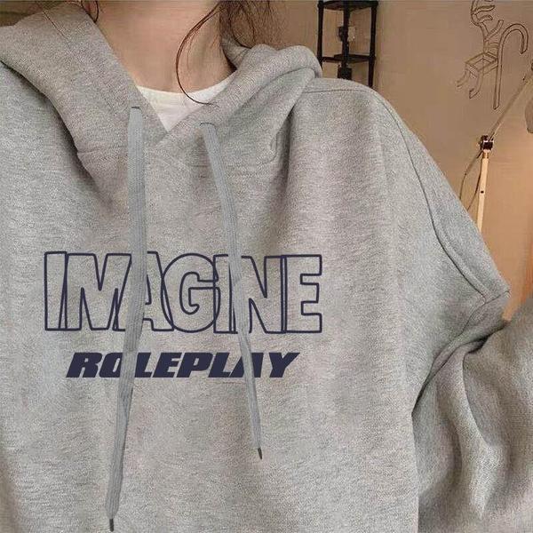 Cotton thin Hoodie women's fashion ins spring and autumn 2021 new top women's Korean version loose, niche and versatile