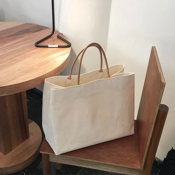 Net red ins new canvas bag 2022 large capacity one shoulder high sense fashion diagonal handbag women's bag