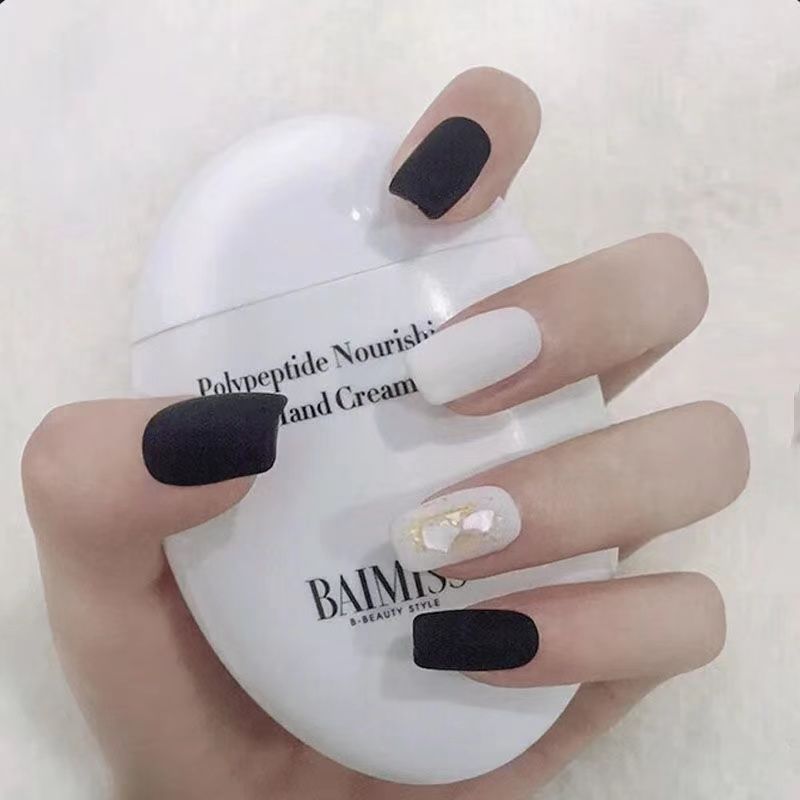 Nail polish glue pure white pure black nail polish pure color primer glue white black versatile nail shop special phototherapy glue