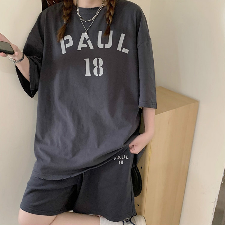 Real price cotton real shooting leisure sports suit college style girl