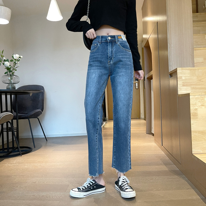 Real auction, real price, 2022 autumn new Korean women's wear, skinny jeans, casual pants, jeans