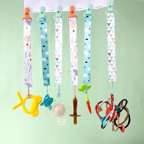 Pacifier anti falling chain baby toy tooth glue chain hanging rope molar bar anti losing clip rope biting glue biting bag rope