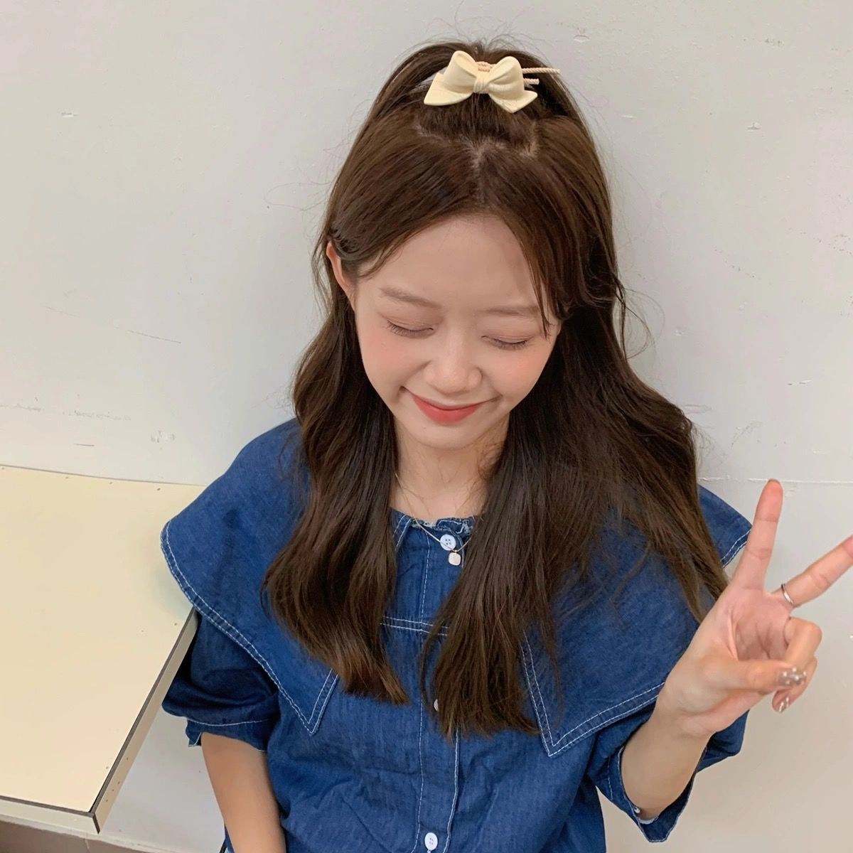 Milk chocolate three-dimensional Butterfly Hair rope sweet girl hair circle head rope new hair accessories from Japan and South Korea