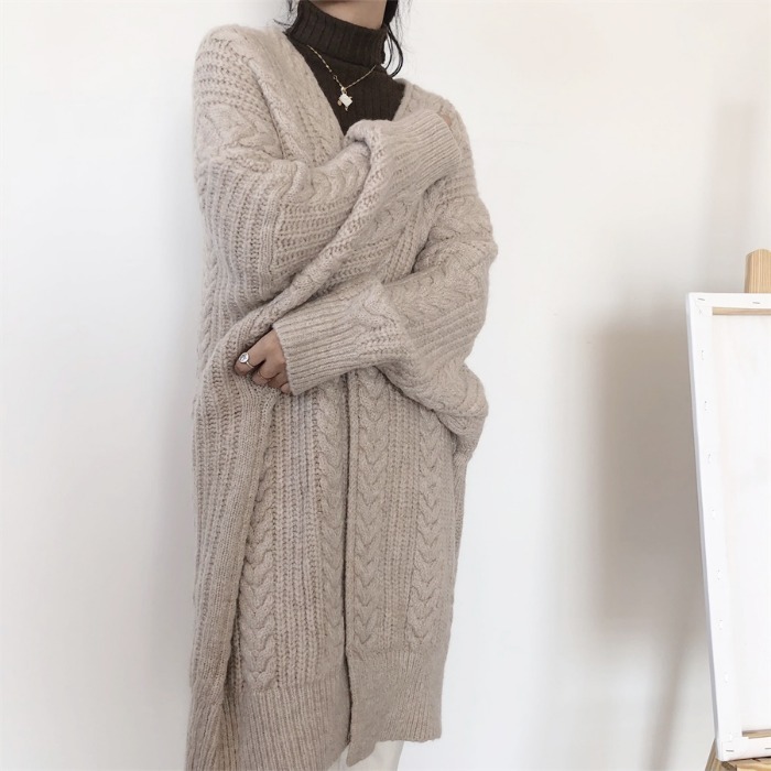Very fairy sweater women wear loose knitted cardigans outside spring and autumn, early autumn tops, 2022 new autumn and winter