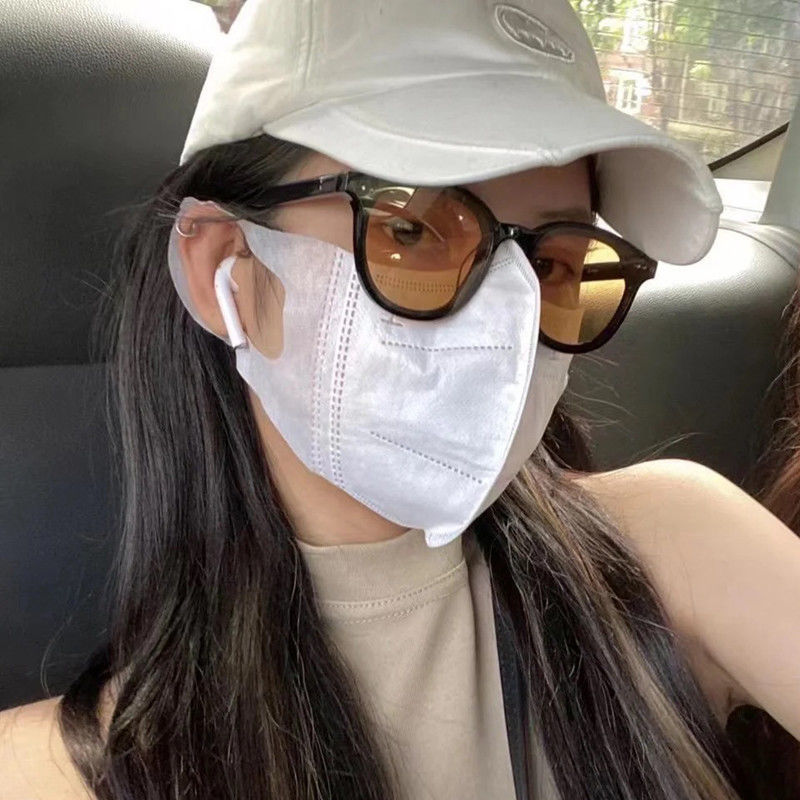GM Jenny same Sunglasses Green Yellow lenses ins Star Street shot big face thin Sunglasses men and women