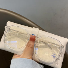 Anti radiation, anti blue light fatigue, net red large black frame glasses, myopic women, Korean version, fashionable beauty artifact, eye protection, plain man