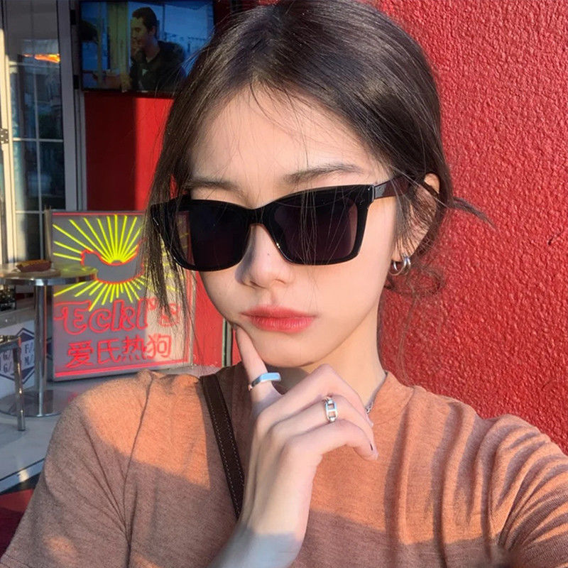 European and American style retro cat's Eye Sunglasses Women's fashion personality network popular street shooting Sunglasses ins Spice Girls disco glasses trend