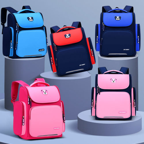 Schoolbag for primary school students, men's fashion, Korean version, large capacity, 123456 grade children's backpack, women