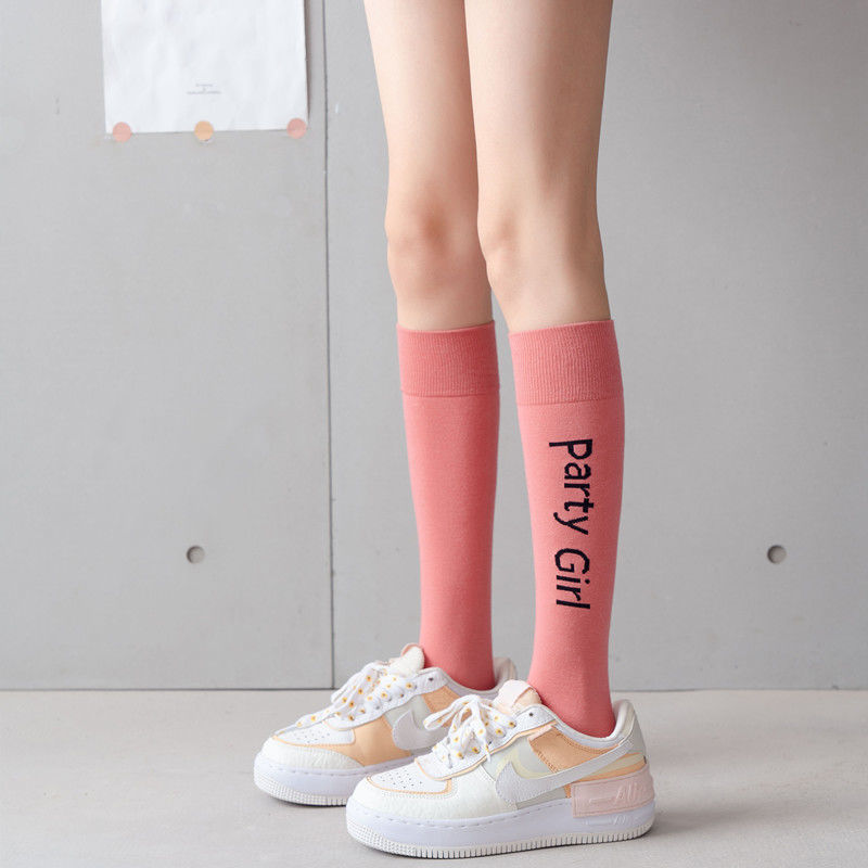 Stockings children spring and summer thin style college style street ins trendy knee socks autumn versatile thin JK calf socks