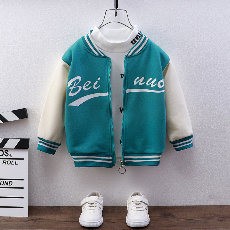 Children's baseball uniform jacket spring foreign style