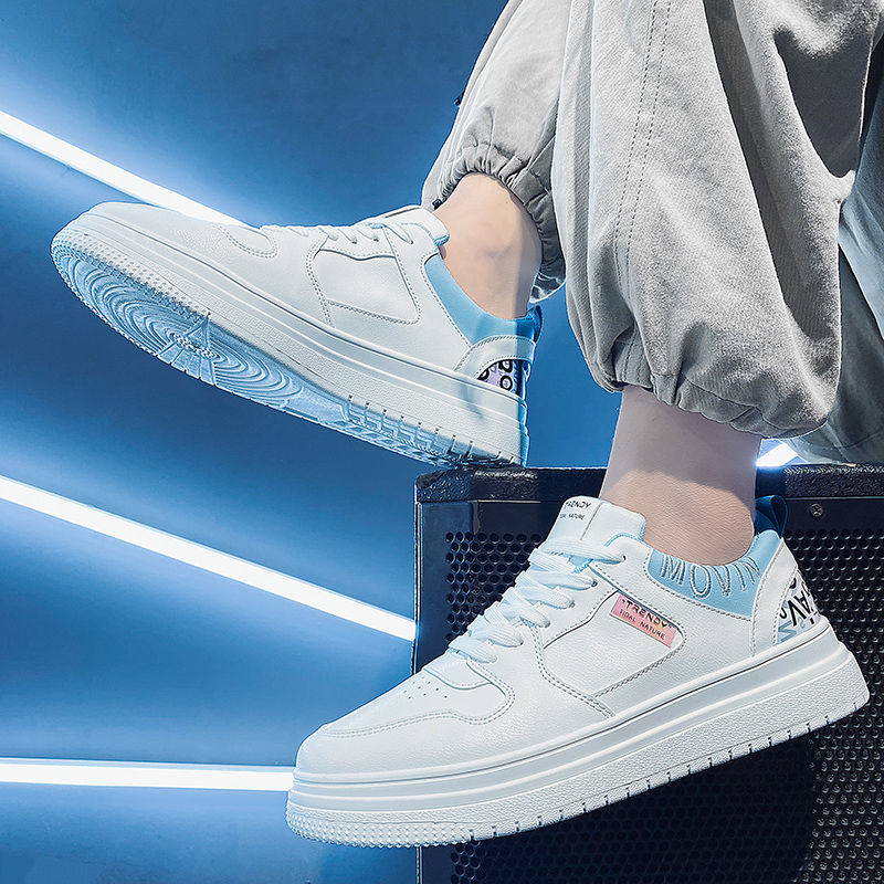 Summer men's shoes 2022 new trend all-match breathable deodorant sports shoes casual white shoes heightening shoes men