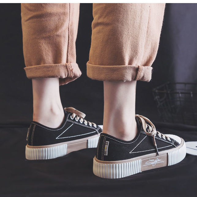 Biscuit canvas shoes women's 2022 summer new all-match student Korean version of campus style cloth shoes tide
