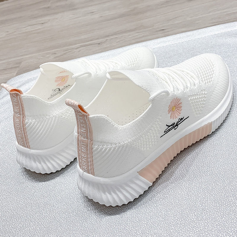 Mesh shoes women's summer thin white shoes 2022 new mesh sneakers women's breathable all-match summer casual shoes