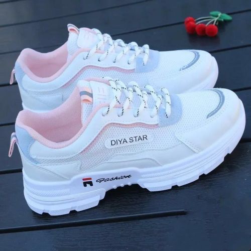  spring and summer new hollow sneakers women's Korean version breathable all-match casual shoes mesh old shoes small white shoes trend