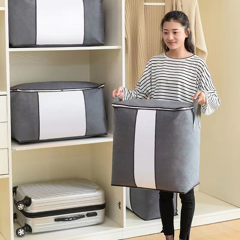Quilt Clothes Storage Bag Organizer Bag Multifunctional Packing Bag Dustproof Bag Quilt Bag Storage Box Moving