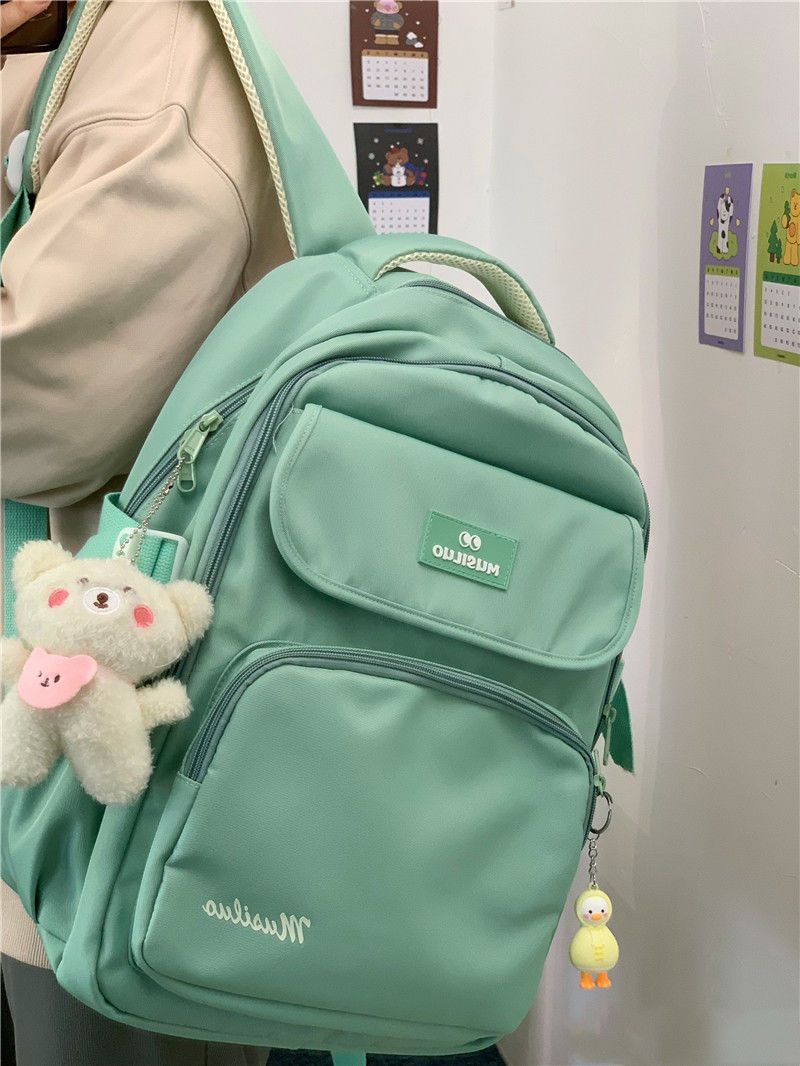 Korean version of ins college style campus all-match schoolbag female Japanese junior high school students high school students backpack travel backpack