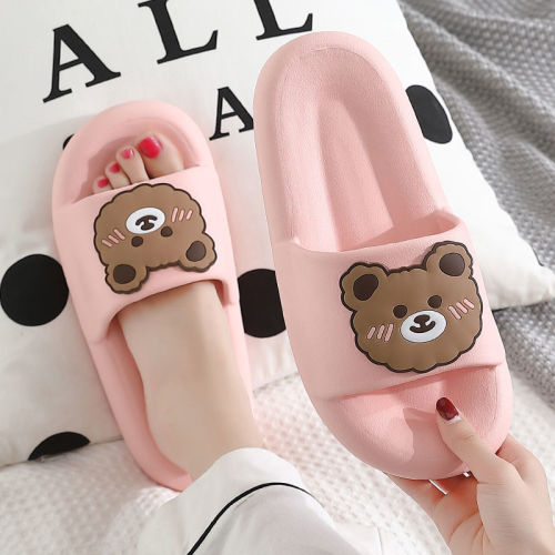 Slippers women's summer home non-slip bathroom bath thick bottom home sandals and slippers can be worn outside in summer