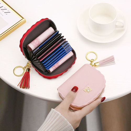 Card holder women's anti-degaussing multi-card position document simple small fresh large-capacity driver's license small cute mini coin purse