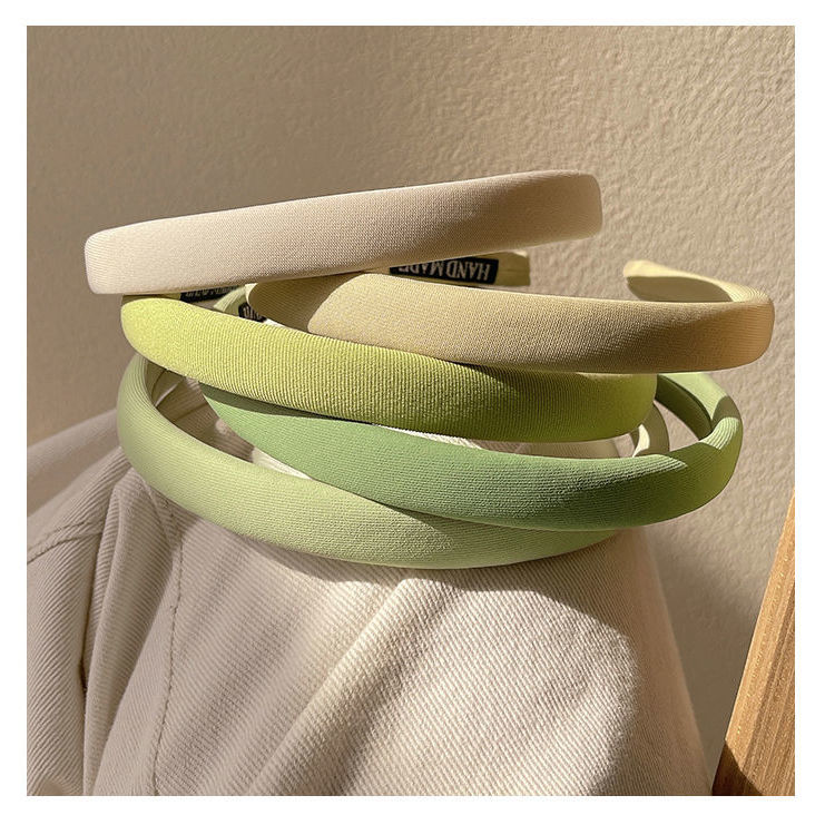 Summer green hairpin headband 2022 net red new hairband headwear wild go out high cranial top pressure hair headband