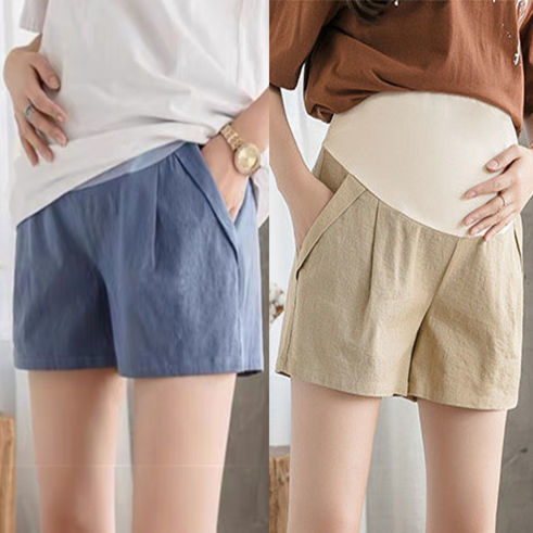 Maternity pants, summer shorts, outer wear, fashion, loose, casual, bottoming pants, thin section, maternity wear, mid-late summer wear