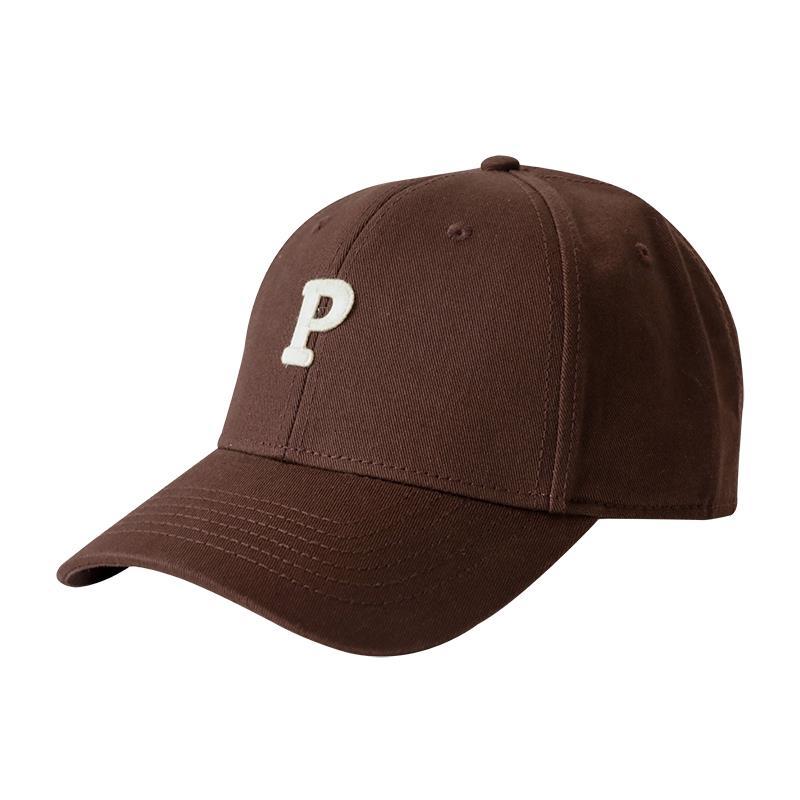Camel hat women's brown soft top baseball cap peaked cap men's brown knitted hat beret
