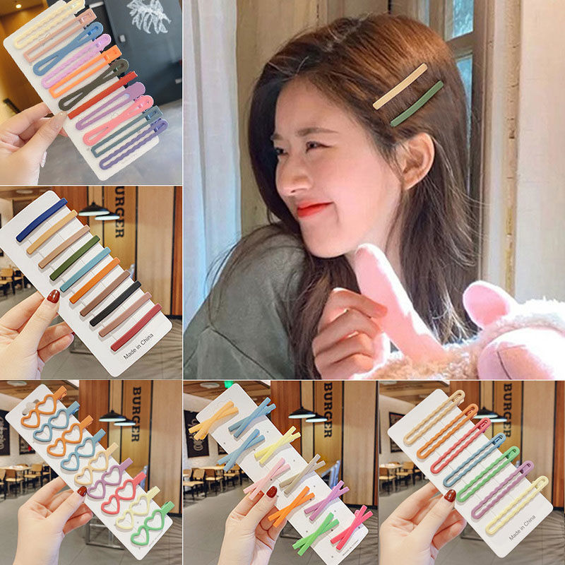 Popular retro temperament Liu Haisen is a summer seamless Korean version of the Internet celebrity Morandi Hyun Yafeng ins hairpin color