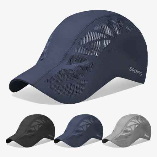 Hat men's spring and summer outdoor forward peaked cap thin section casual quick-drying beret mesh hat sunscreen sunshade