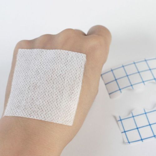 Medical wound waterproof paste transparent pu film breathable non-woven belly button acupoint blank three-volt paste plaster tape