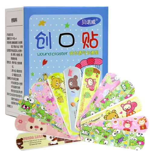 Band-aid waterproof simple breathable girl cute band-aid cartoon net red breathable transparent hemostatic medical