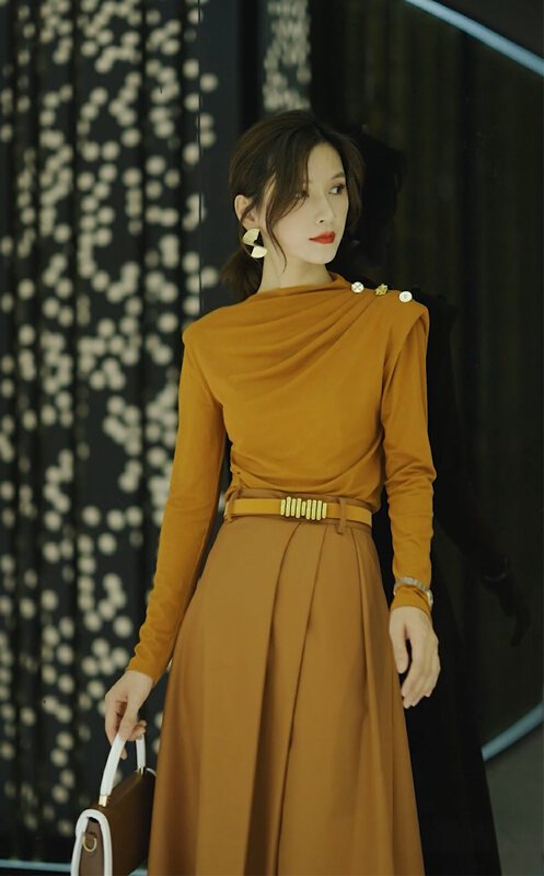 Autumn is new! [Aite. Samari] Casual simple and versatile small shirt 5609# JJ
