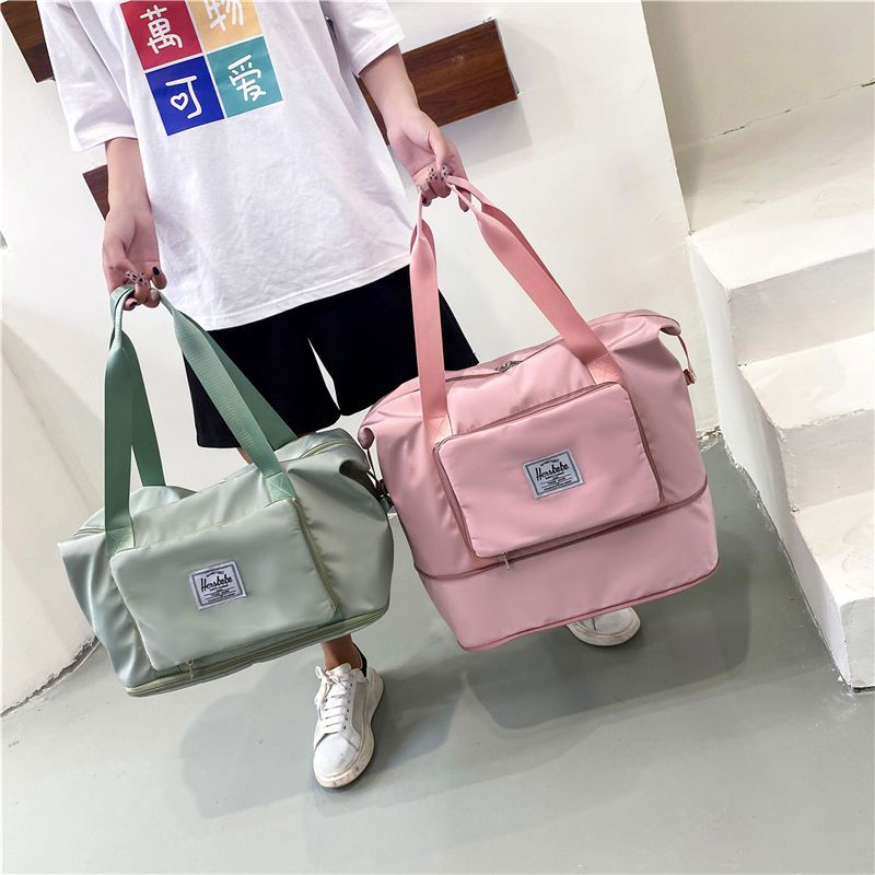 Travel bag women's dry and wet separation fitness bag men's fashion large-capacity luggage bag storage bag portable waterproof sports bag