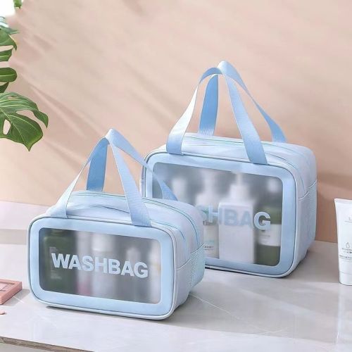 Artifact wash bag cosmetic bag large-capacity high-value dust-resistant dry and wet separation storage bag dormitory good thing female dormitory