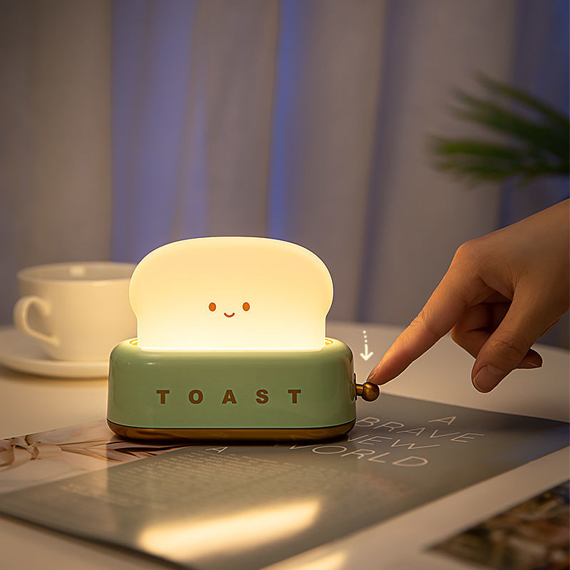 INS wind toaster toaster night light niche high-end gift for girlfriend girlfriend birthday gift meaningful and practical