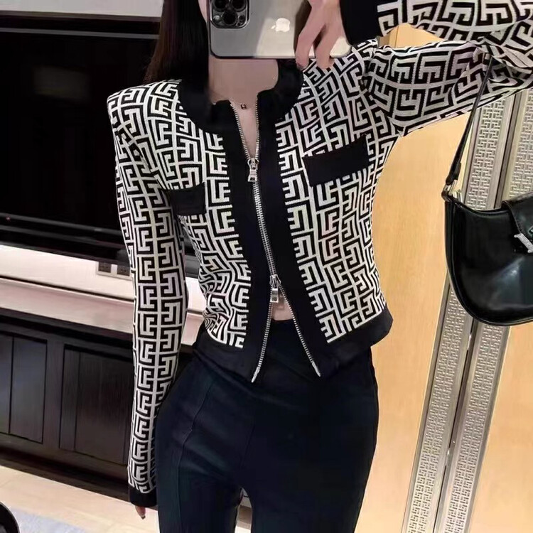 [C.X Beginning] Casual Versatile Zipper Knit Cardigan Z590# WTT