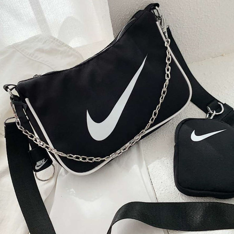 Underarm bag three-in-one with the same paragraph spoof crossbody bag Korean version of the net red handbag cool trendy couple shoulder bag female