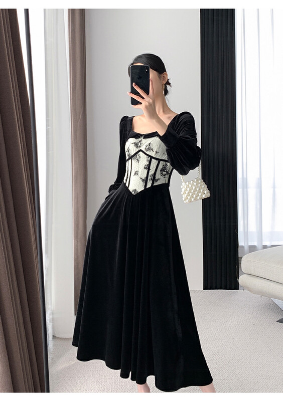 【KIKI STUDIO】Elegant little woman dress 6980# HJY