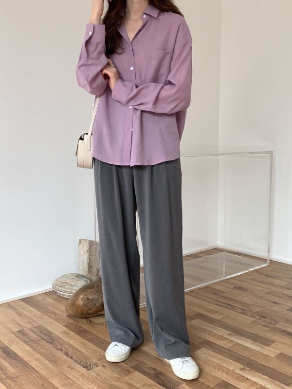 【T.G】High-waisted slim-fit wide-leg mopping casual pants 11278# CSX