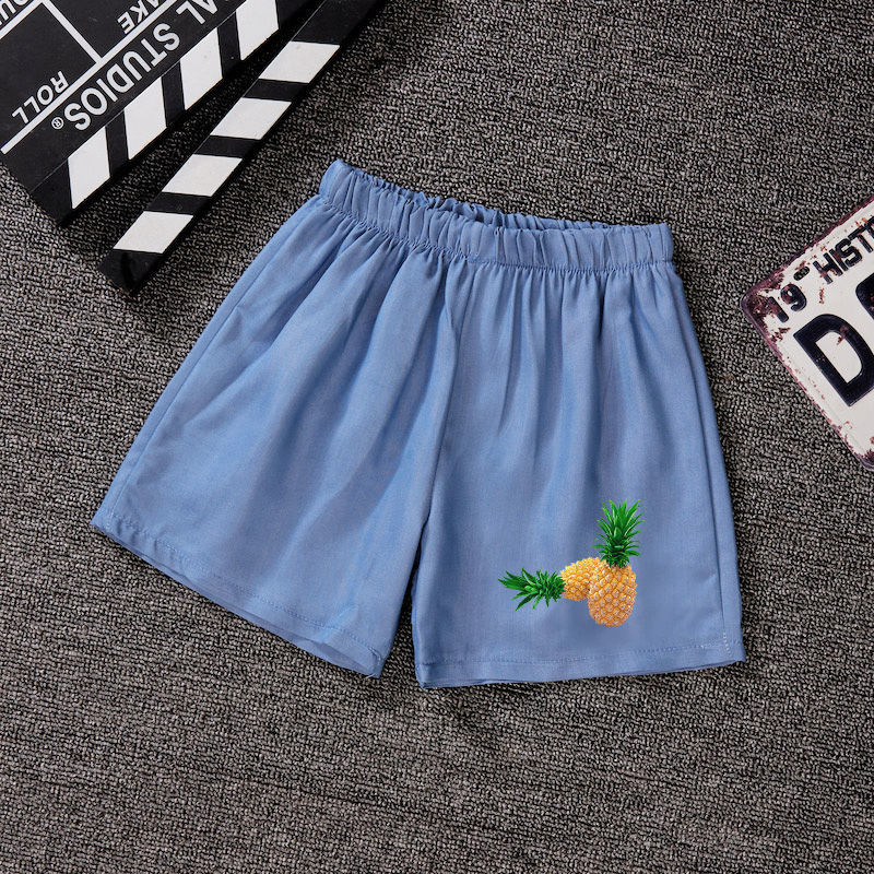 Special children's clothing new children's denim shorts summer thin boy shorts cartoon fashion soft three-point pants tide