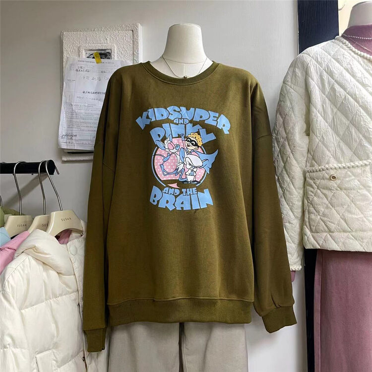 【SUSAN】Fleece Print Baby Fleece Sweater Q1725# LSW