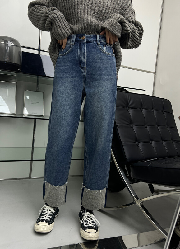 New in winter!【T-PLATFORM】Retro slimming harem velvet jeans 8902# CQW