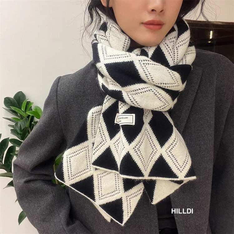[WANG] Lingge Fashion Versatile Scarf YS7-17 # ZXL