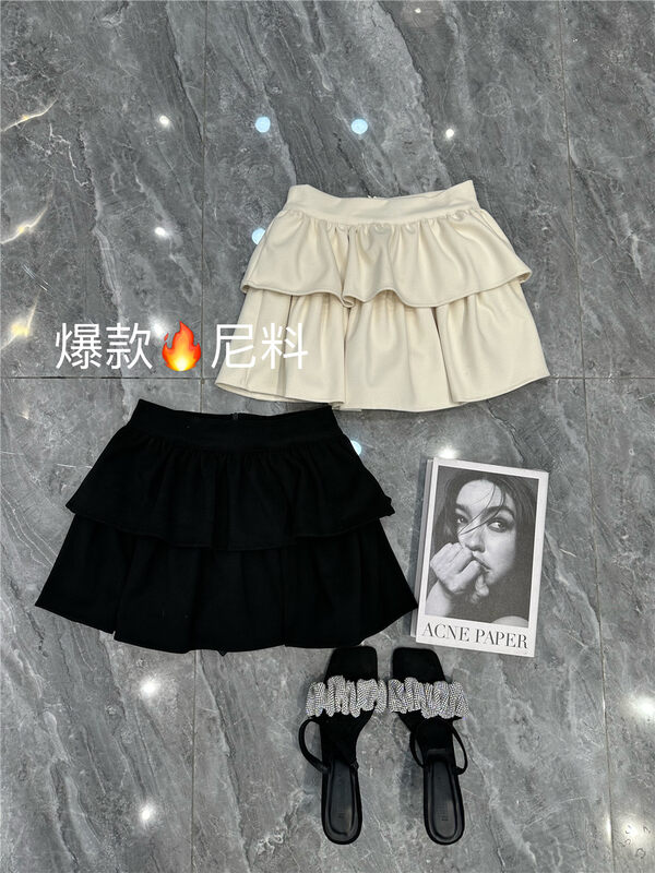 【LINNA】High waist A-line slim culottes 90147# JJ