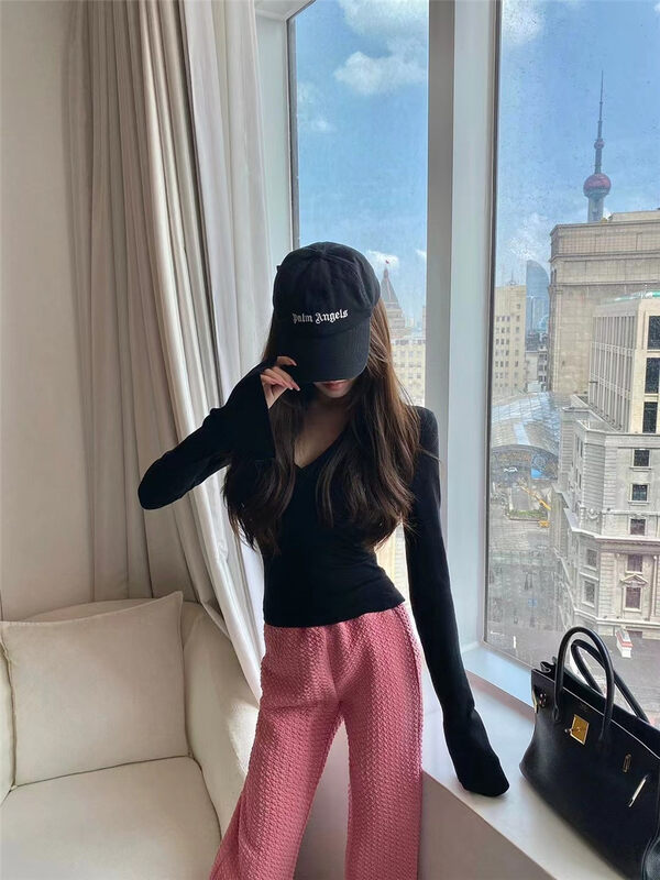 【MS STUDIO】Casual simple solid color bottoming sweater YS1-9452# PCZ