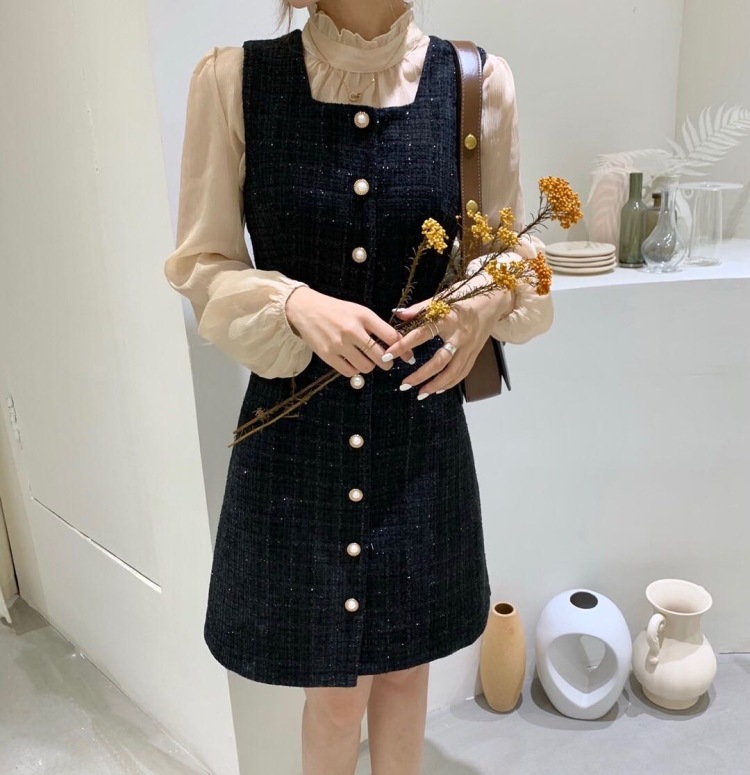 Original price 100.39! 【UONE】Simple temperament and comfortable vest dress (without inner wear) 89869# LSL