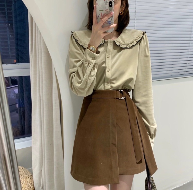 Original price 84.90! [UONE] Doll Collar Fashion Shirt (Only Shirts) 89754# LSL